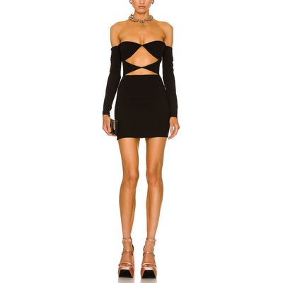 Alex Perry Cutout Mini Black Hadley Dress Size US 4 / UK 8 NWT