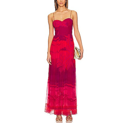 Hemant And Nandita Vibrant Multicolor Soma Maxi Dress Size S
