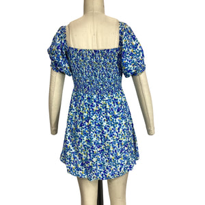 Faithfull The Brand Chic Lou Floral Print Domenica Mini Size M Dress