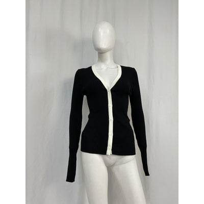 Staud Cargo Black Viscose Sweater Size L