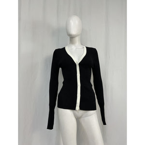 Staud Cargo Black Viscose Sweater Size L