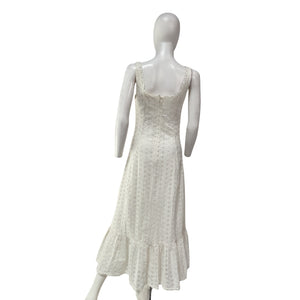 Dôen 'Melaine' White Cotton Dress Size XS