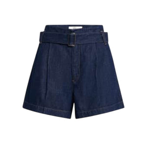 Frame 'The Paper' Blue Lyocell Bag Shorts Size 28