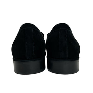Stuart Weitzman Refined Black Palmer Sleek Royale Loafers Size 5.5 B