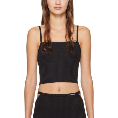 Alexanderwang.t Ribbed Black Camisole Top Size S