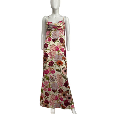 Katie May Floral Fuchsia Tara Gown Size M