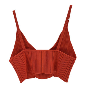 Ronny Kobo Ribbed Brick Nur Knit Top Size XS