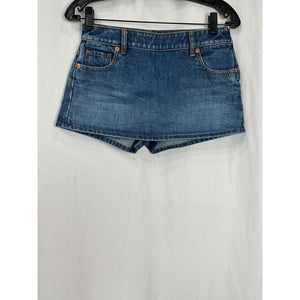 Valentino Denim Mini Skort - Size US 2