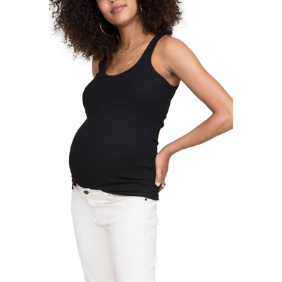 Hatch Ribbed Black Eliza Maternity T Shirt Dress Size 3