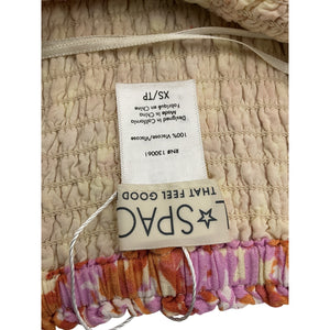 L*Space Smocked Multicolor Lucia Maxi Dress Size XS