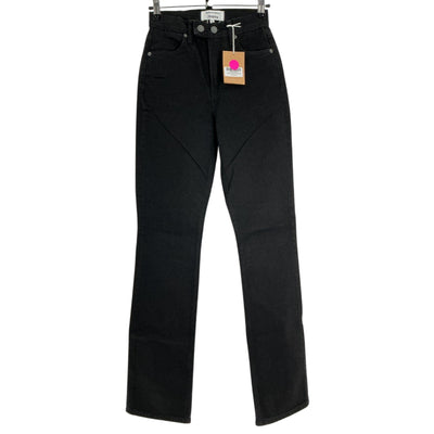 Reformation High-Rise Bootcut Black Donna Denim Jeans Size 24