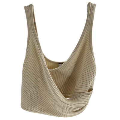Significant Other Chic Light Tan Abbie Wrap Tank Top Size 4