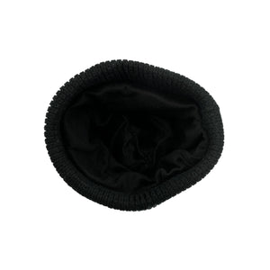 Prada Black Wool And Cashmere Beanie Size S