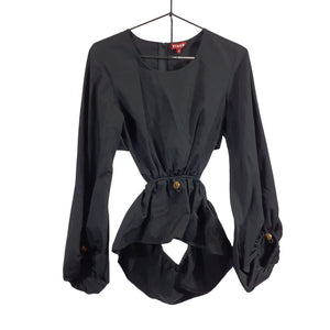 Staud Structured Black Ivy Size M Top