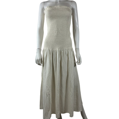 L*Space Smocked White Lila Dress Size XL