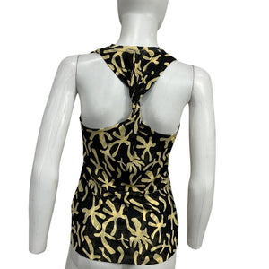 Nanushka Printed Black Safea Tank Top Size M