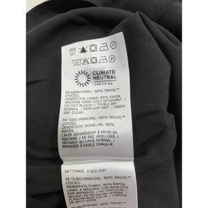 Reformation 'Bobbi' Black Tencel Skort Size 0
