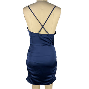 Ramy Brook Sleek Blue Kiki Mini Dress Size 2