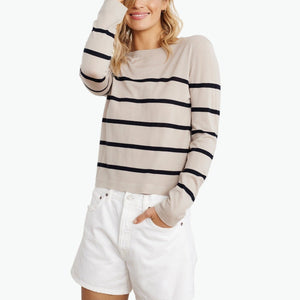 Jenni Kayne 'Mercer' Tan Crewneck Size M