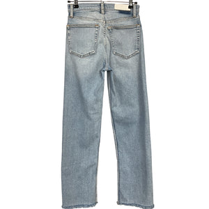 Re/Done Classic Blue Stove Pipe Denim Jeans Size 25