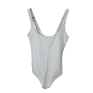 Alix Nyc Sleek White Mott Size M Tank Bodysuit