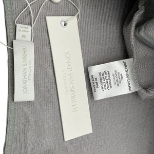 Simkhai Structured Gray Elle Bustier Top Size M