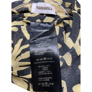 Nanushka Printed Black Safea Tank Top Size M