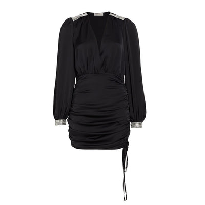 Ramy Brook Embellished Black Foxy Dress Size 4