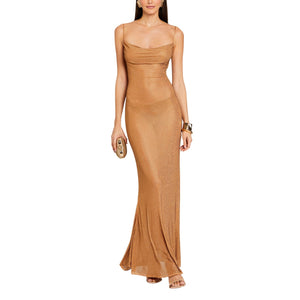 Retrofête Embellished Tannin Shilo Maxi Dress Size XXS