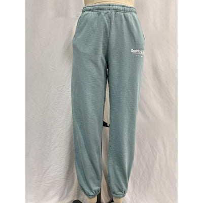 Sporty & Rich Club Blue Cotton Sweatpants Size S