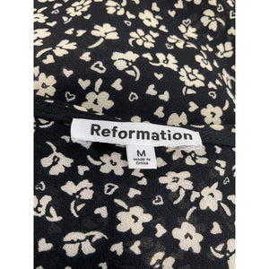Reformation Floral Balboa Britta Blouse Size M