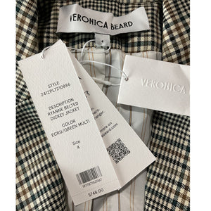 Veronica Beard Belted Dove Ryanne Jacket Size 4 NWT