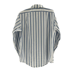 Donni. 'The Poplin' Grey Cotton Shirt Size S