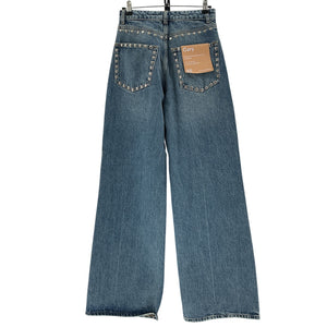 Reformation Studded Blue Cary Size 25 Jeans