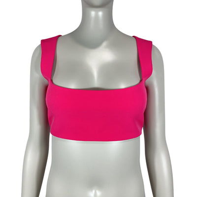 Alexis Sleek Hibiscus Pink Jamila Crop Top Size M
