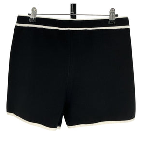 L'Academie Knit Black Lida Shorts Size L
