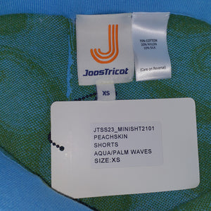 Joostricot Knit Blue Peachskin Shorts Size XS