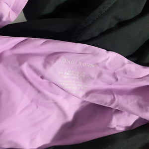 Bondi Born Sleek Lilac And Black Marley One Piece Size L Swimsuit