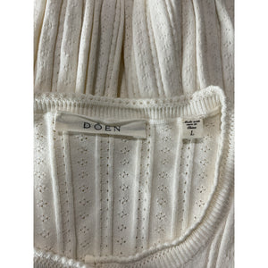 Dôen 'Ellis' Ivory Henley Top Size L