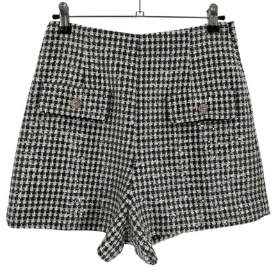 Sandro Chic Multicolor Tweed Shorts Size 38/US 6
