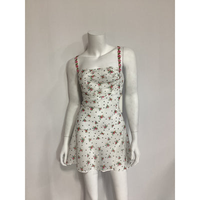 For Love & Lemons 'Gabrielle' White Mini Dress Size S - NWT