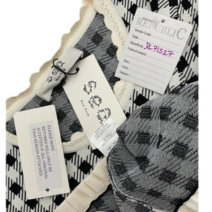 Sea New York Checked Multi Saige Top Size M NWT