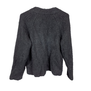 Ciao Lucia Cozy Charcoal Donni Size S Cardigan