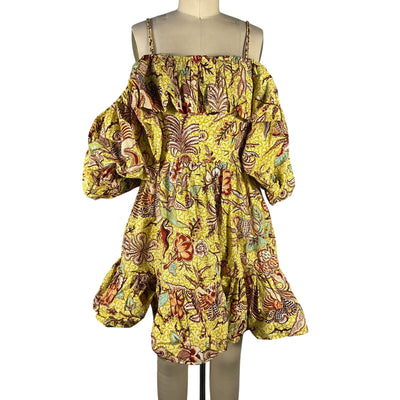Ulla Johnson Floral Calla Lilly Lila Minidress Size 4