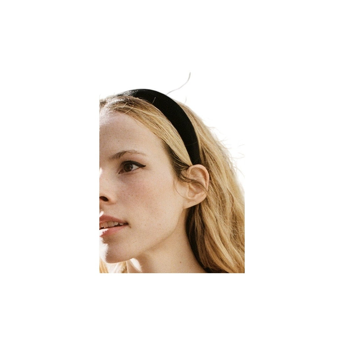 Dôen Velvet Black Sestri Headband