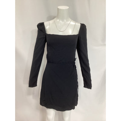 Reformation 'Rosalie' Black Dress Size 10