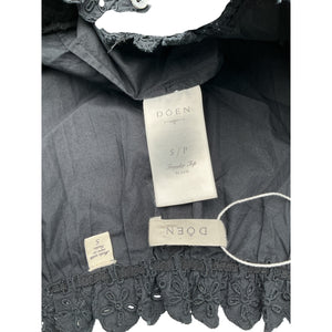Dôen 'Traveler' Black Cotton Top Size S