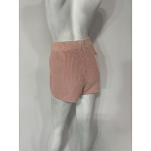 Ser.O.Ya 'Uma' Pink Velour Contrast Short Size L