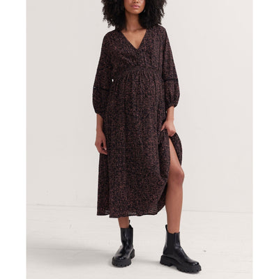 Hatch 'The Victoria' Black Long Sleeve Maternity Dress Size 0
