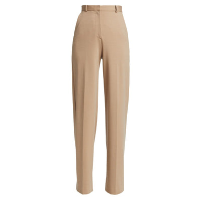 Halston Wide-Leg Tan Andy Pants Size 4